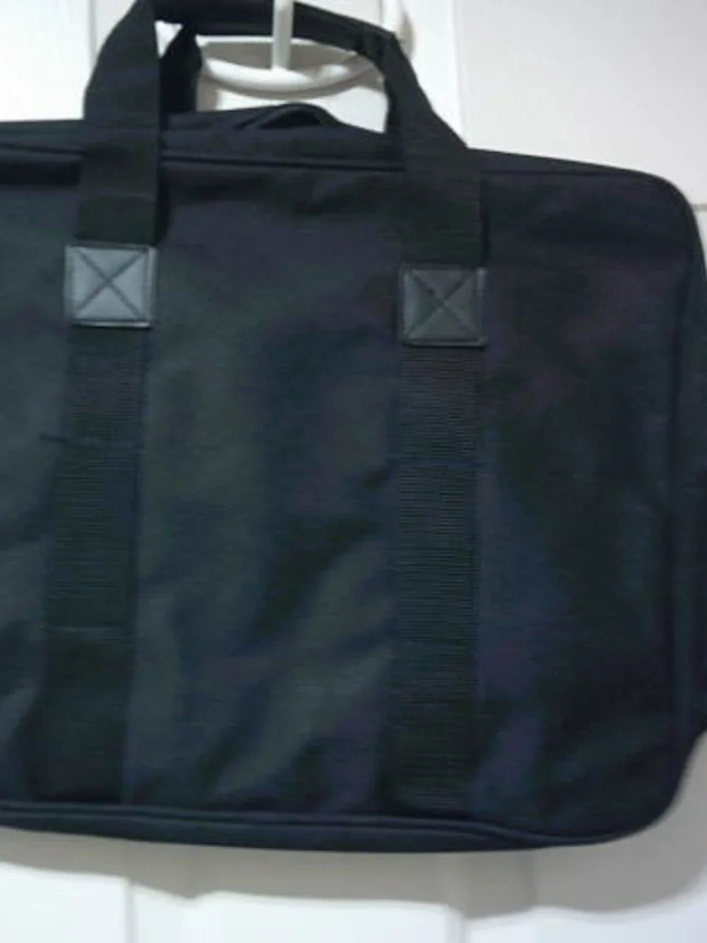 NEW MEN'S PENSKI BRIEFCASE TRAVEL COMPUTER ZIP BAG CANVAS w/ MANY POCKETS EARBUD